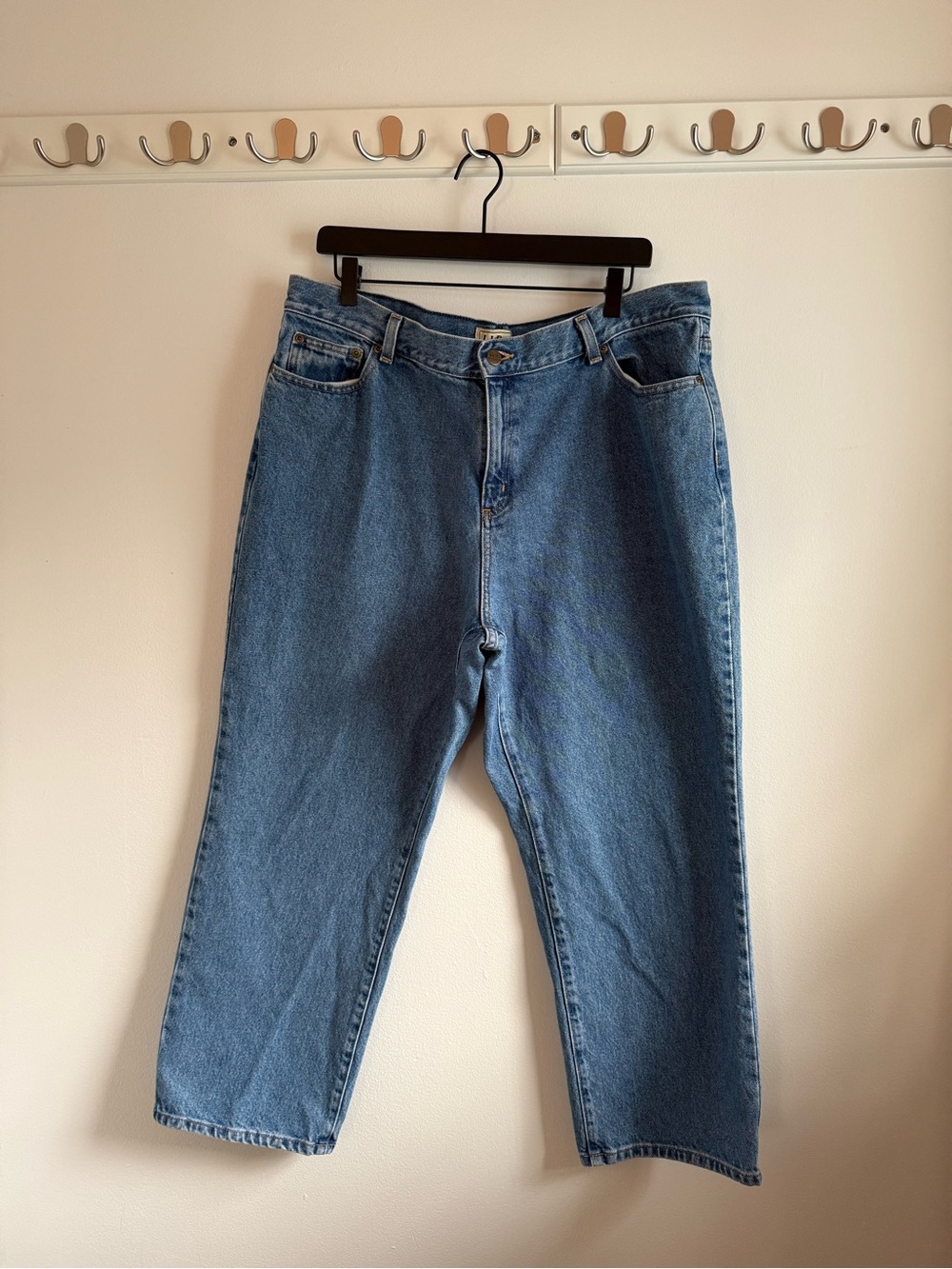 Vintage  L.L. Bean Straight Fit Jeans - Medium Blue